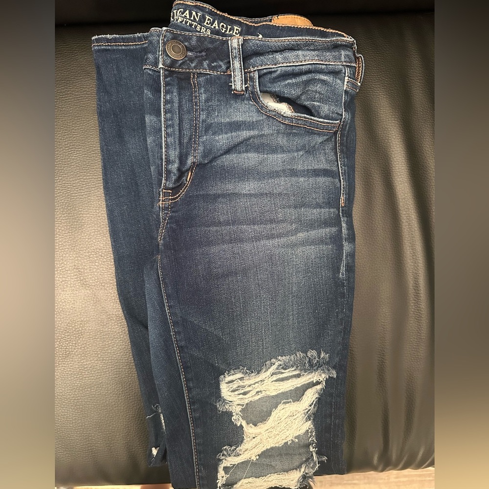 AE ripped skinny jeans